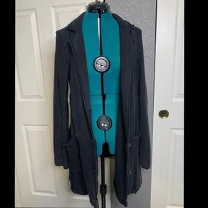 FREE PEOPLE- Black “Sweatshirt” Blazer